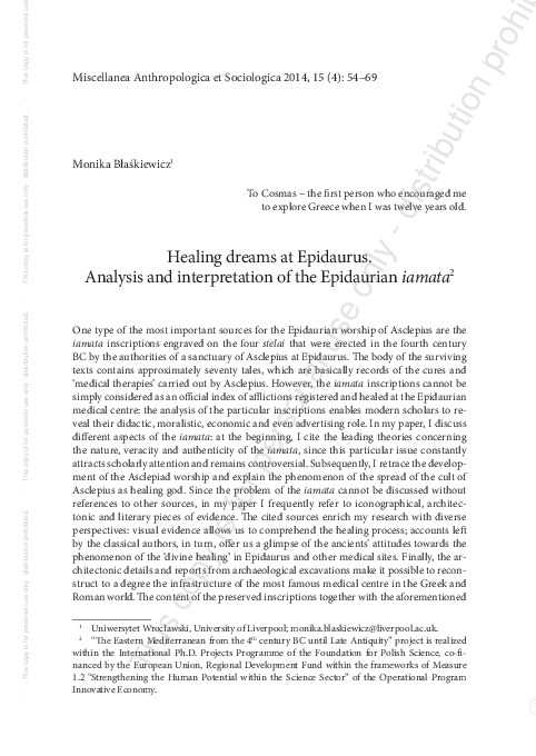 pdf-articles-healing-dreams-at-epidaurus-analysis-and
