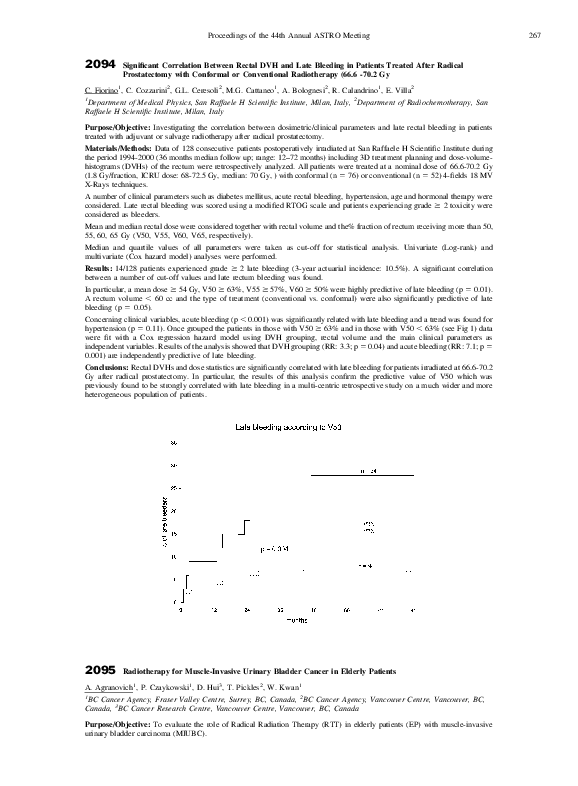 (PDF) Radiotherapy for muscle-invasive urinary bladder cancer in ...