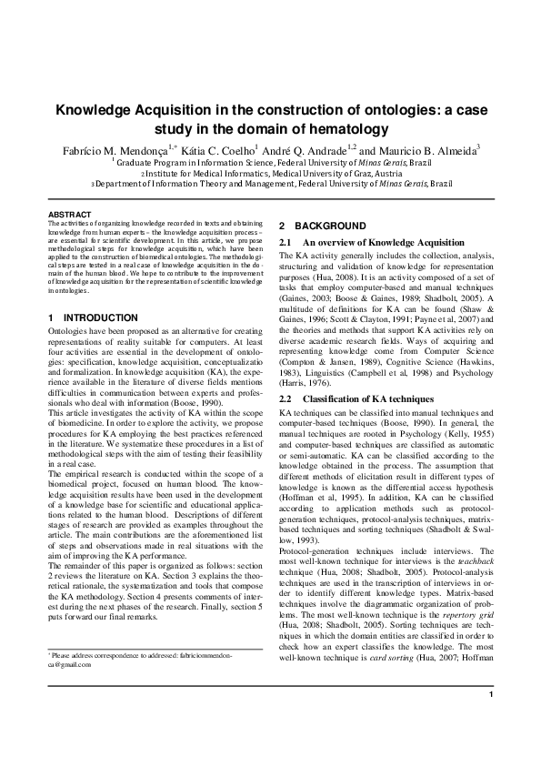 (PDF) Knowledge Acquisition in the construction of ontologies: a case ...