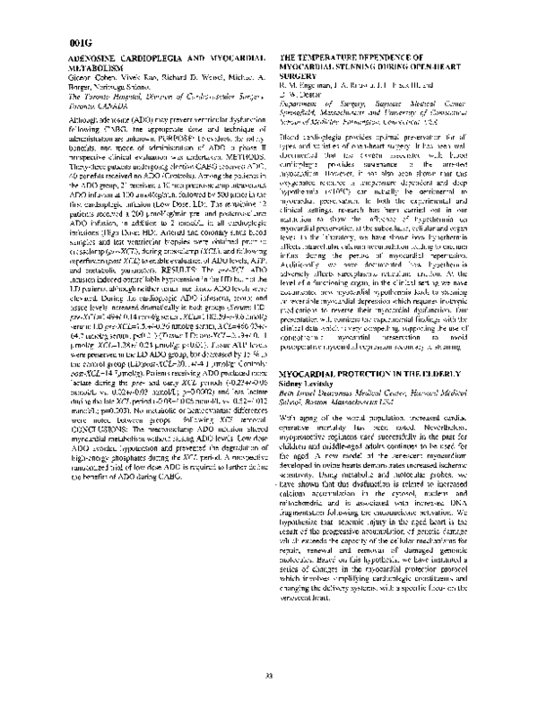 (PDF) The temperature dependence of myocardial stunning during open ...