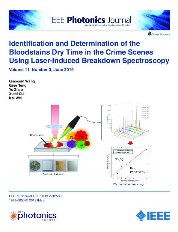 (PDF) Identification and Determination of the Bloodstains Dry Time in