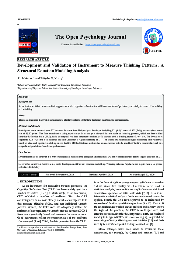 Validation Of Instrument