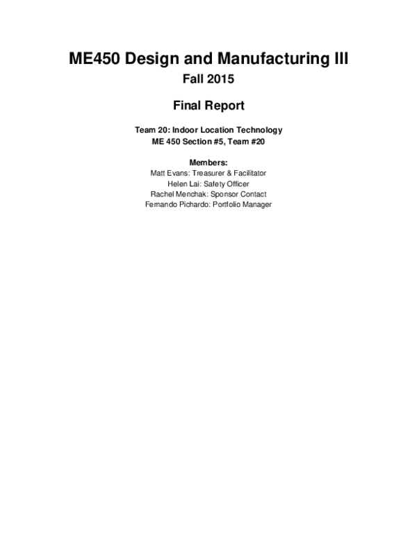 (PDF) Indoor Location Technology
