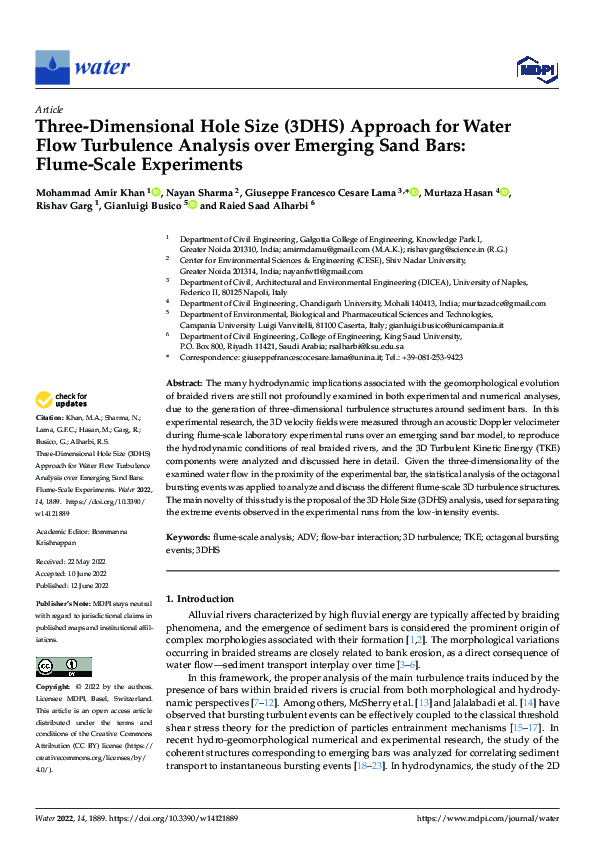 (PDF) Three-Dimensional Hole Size (3DHS) Approach for Water Flow ...