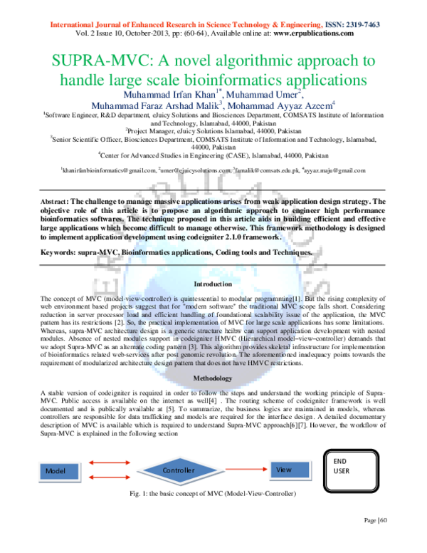 (PDF) SUPRA-MVC: A novel algorithmic approach to handle large scale ...