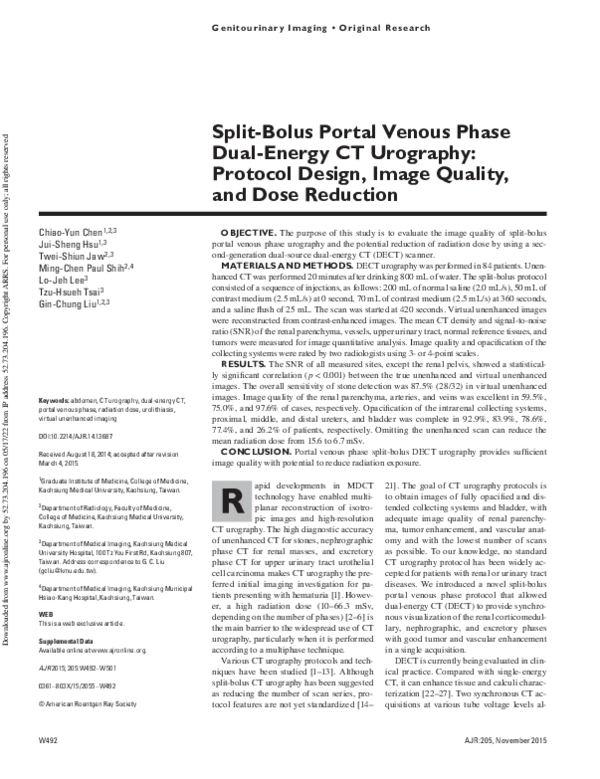 (PDF) Split-Bolus Portal Venous Phase Dual-Energy CT Urography ...