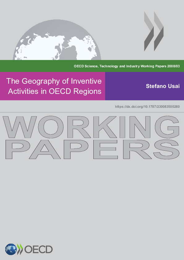 (PDF) The Geography of Inventive Activities in OECD Regions