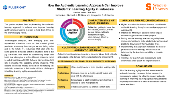 (PDF) How The Authentic Learning Approach Can Improve Students\u27 ...
