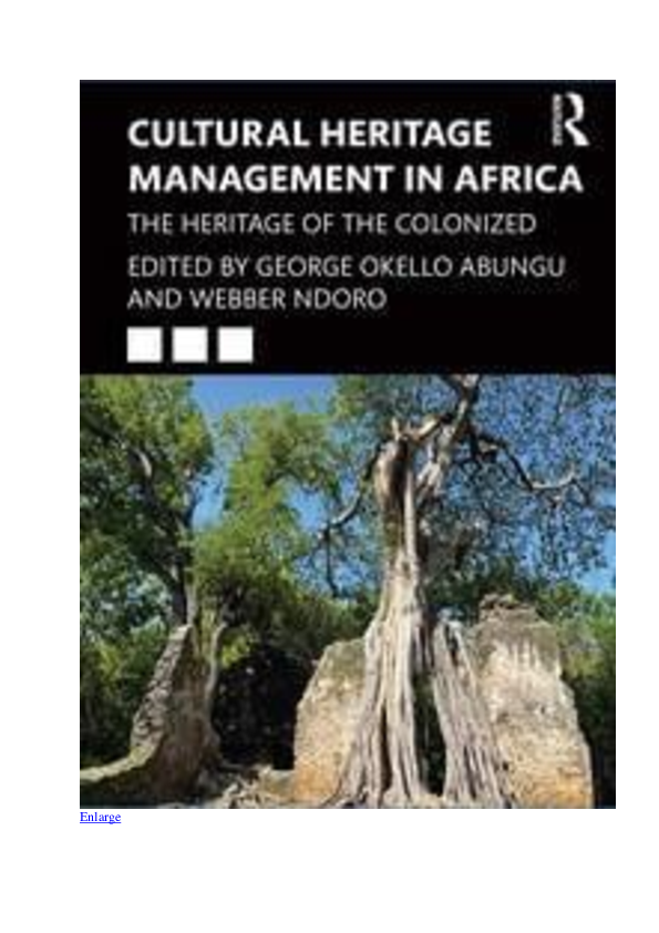 (PDF) Cultural Heritage Management in Africa The Heritage of the ...
