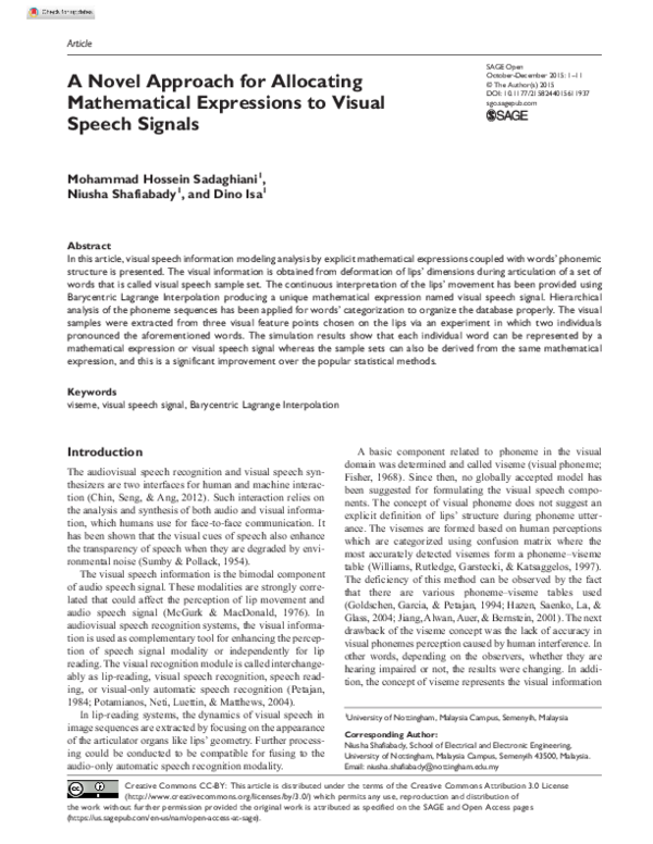 (PDF) A Novel Approach for Allocating Mathematical Expressions to ...