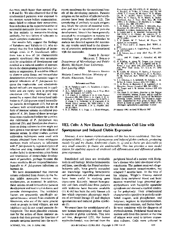 (PDF) HEL Cells: A New Human Erythroleukemia Cell Line with Spontaneous ...
