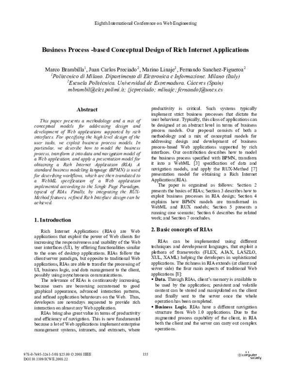 (PDF) Business Process-Based Conceptual Design of Rich Internet ...