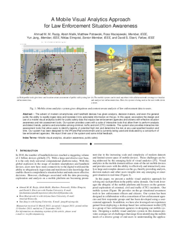 (PDF) A Mobile Visual Analytics Approach for Law Enforcement Situation ...