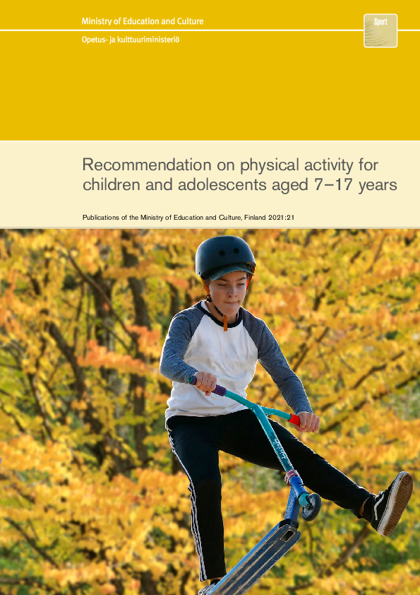 (PDF) Recommendation on physical activity for children and adolescents ...