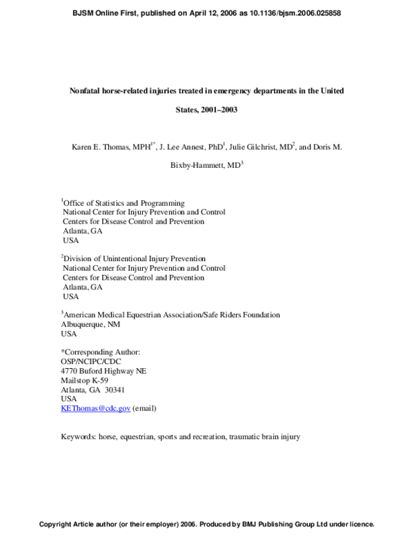 (PDF) Centers for Disease Control and Prevention