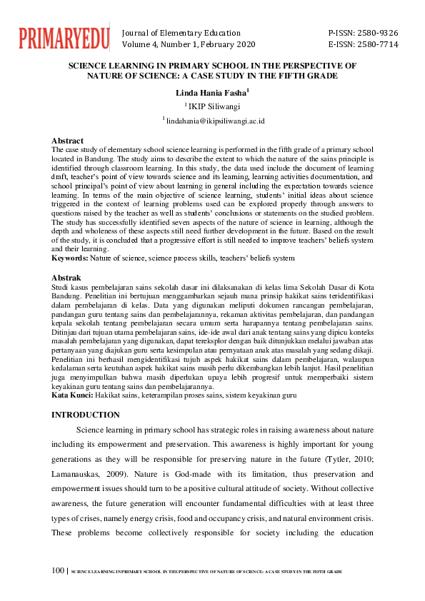 pdf-science-learning-in-primary-school-in-the-perspective-of-nature