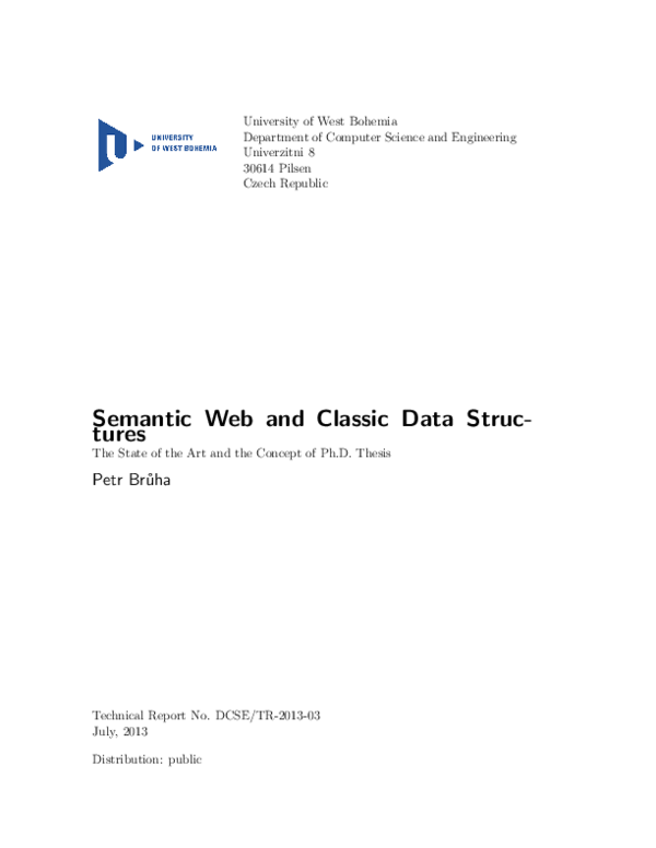 (PDF) Semantic Web and Classic Data Structures