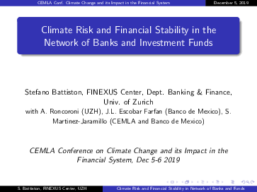 (PDF) Climate Risk and Financial Stability in the Network of Banks and ...