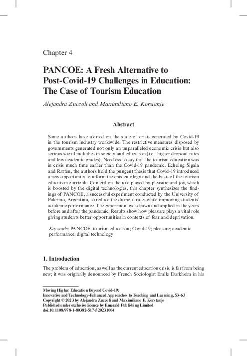 (PDF) PANCOE: A Fresh Alternative to Post-Covid-19 Challenges in ...
