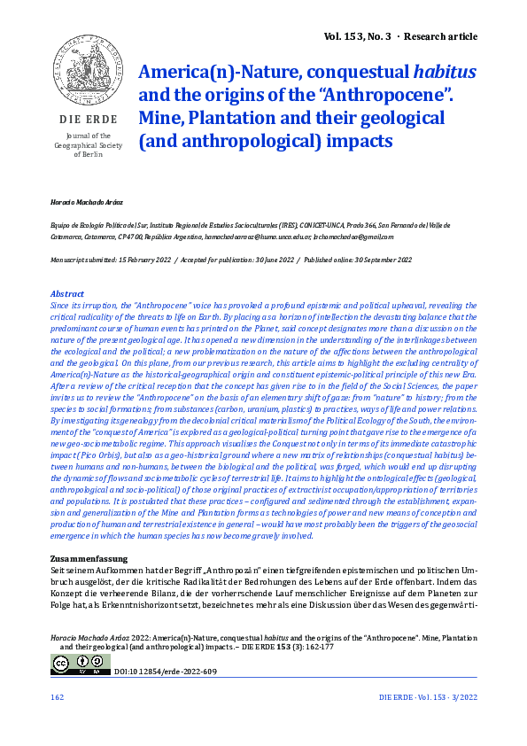 (PDF) America(n)-Nature, conquestual habitus and the origins of the ...
