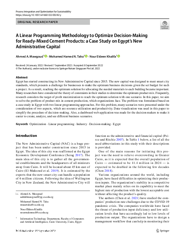 pdf-a-linear-programming-methodology-to-optimize-decision-making-for