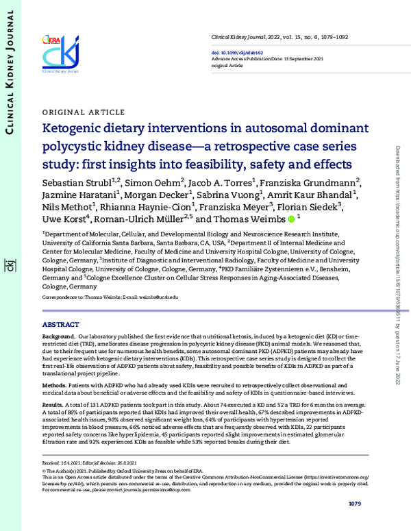(PDF) Ketogenic dietary interventions in autosomal dominant polycystic ...