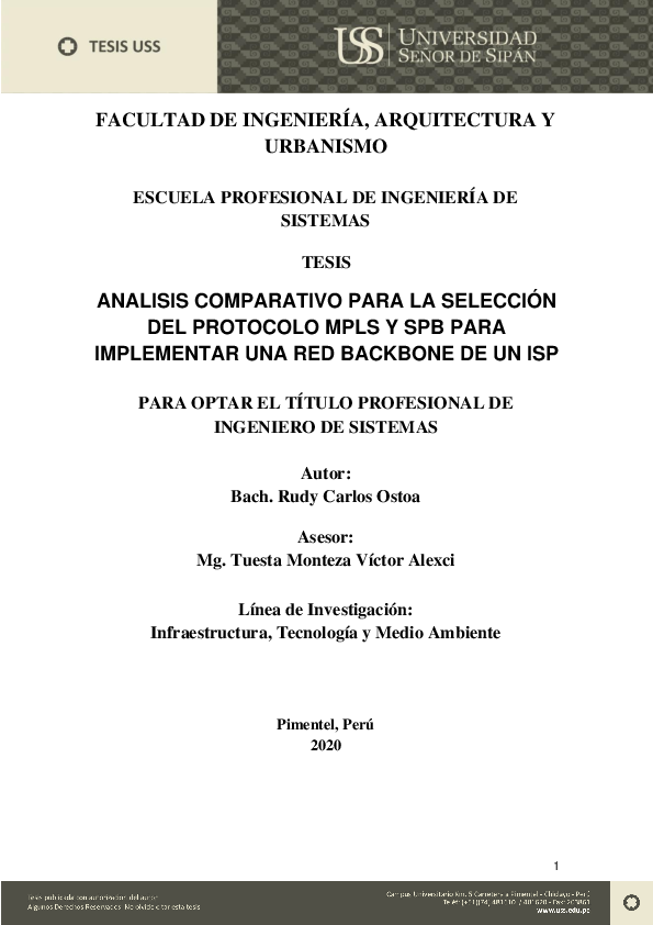 (PDF) Analisis Comparativo Para La Selección Del Protocolo MPLS y SPB ...