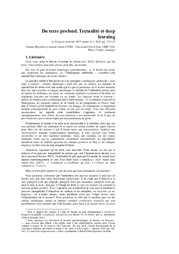 (PDF) Deep text. Textuality and deep learning