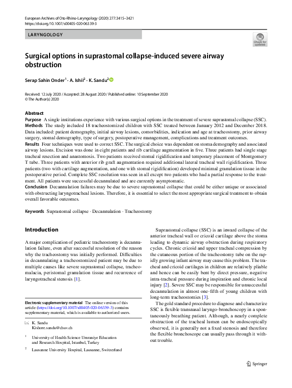 (PDF) Surgical options in suprastomal collapse-induced severe airway ...