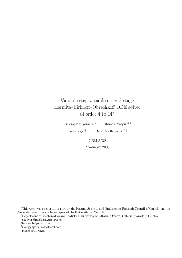 (PDF) Variable-step variable-order 3-stage Hermite–Birkhoff–Obrechkoff ...