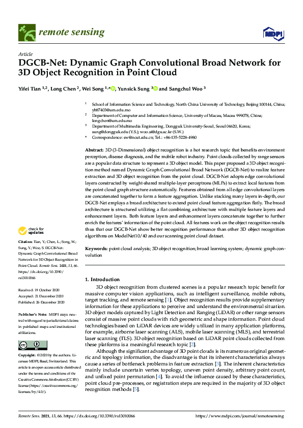(PDF) DGCB-Net: Dynamic Graph Convolutional Broad Network for 3D Object ...