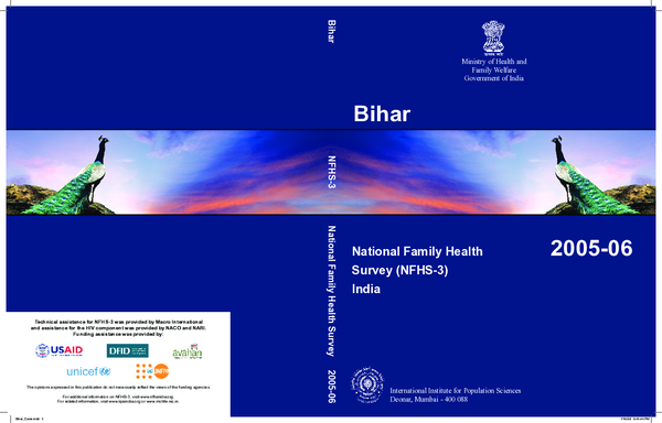 (PDF) Bihar National Family Health 2005-06 Survey (NFHS-3) India ...