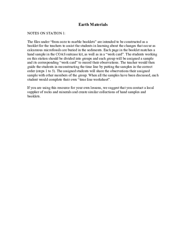 Pdf Earth Materials