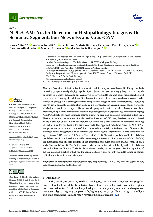 (PDF) NDG-CAM: Nuclei Detection in Histopathology Images with Semantic ...