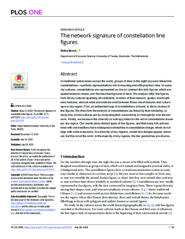 (PDF) The network signature of constellation line figures