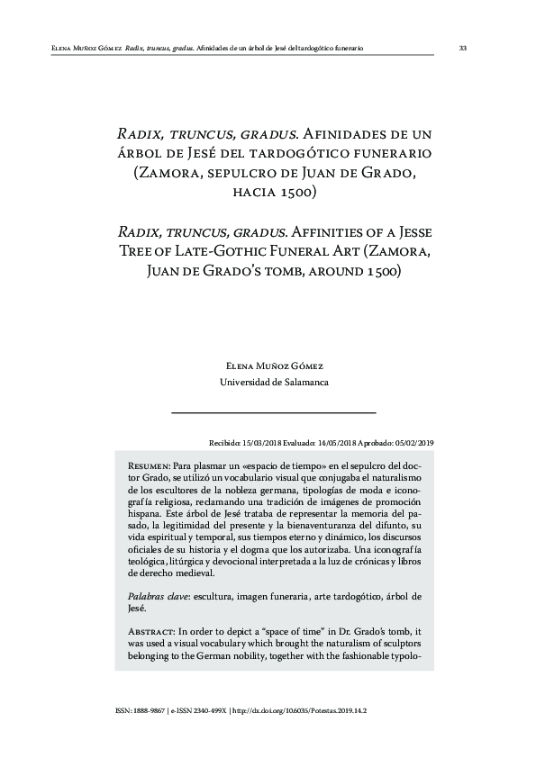(PDF) Radix, truncus, gradus. Afinidades del Árbol de Jesé en el ...