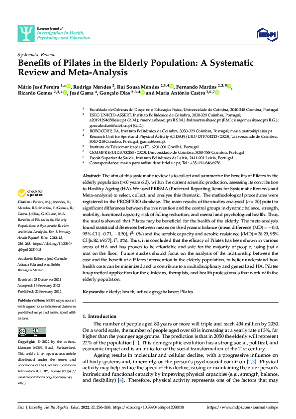 (PDF) Benefits of Pilates in the Elderly Population: A Systematic ...