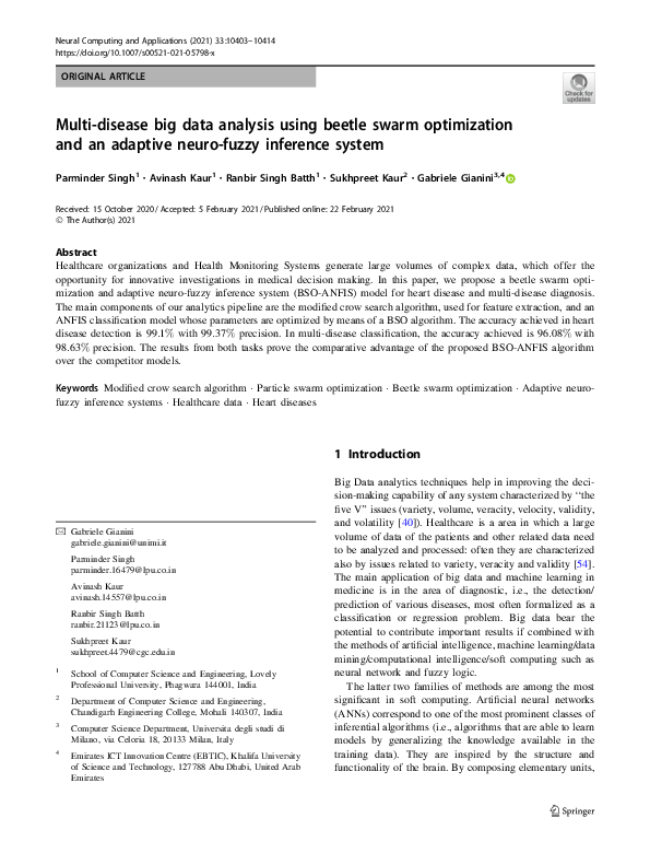 (PDF) Multi-disease big data analysis using beetle swarm optimization ...