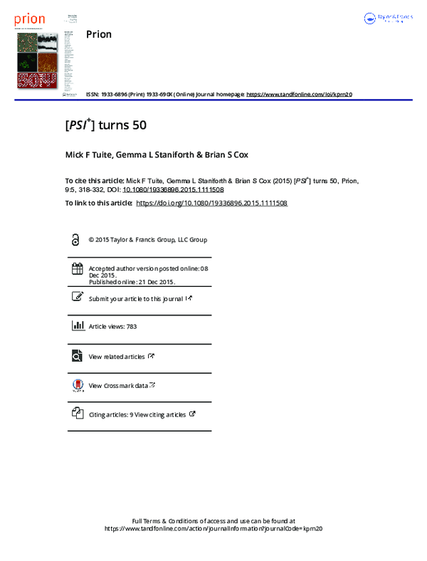 (PDF) [PSI+] turns 50