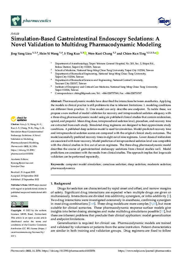 (PDF) Simulation-Based Gastrointestinal Endoscopy Sedations: A Novel ...