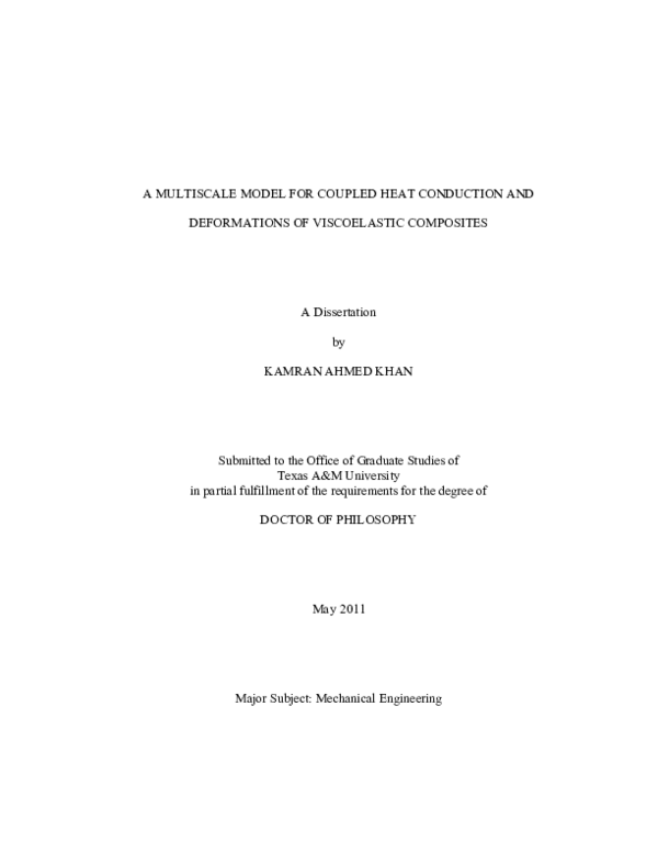 (PDF) A multi-scale model for coupled heat conduction and deformations ...