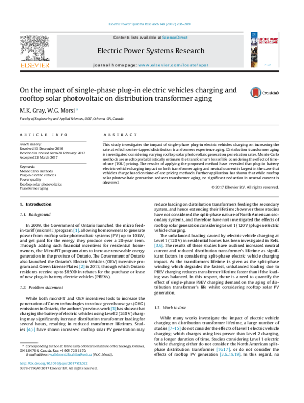 (PDF) On the impact of single-phase plug-in electric vehicles charging ...