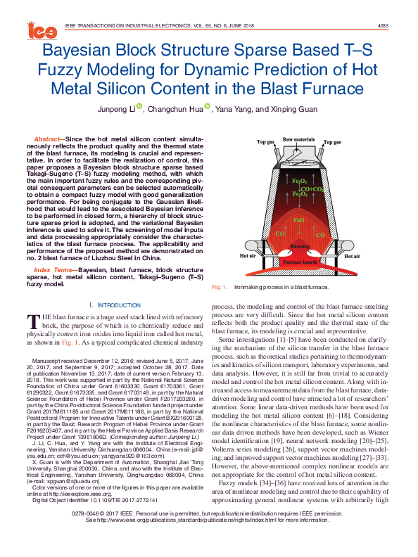 (PDF) Bayesian Block Structure Sparse Based T–S Fuzzy Modeling for ...