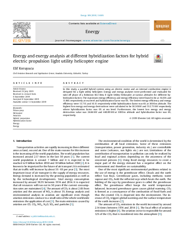 (PDF) Energy and exergy analysis at different hybridization factors for ...