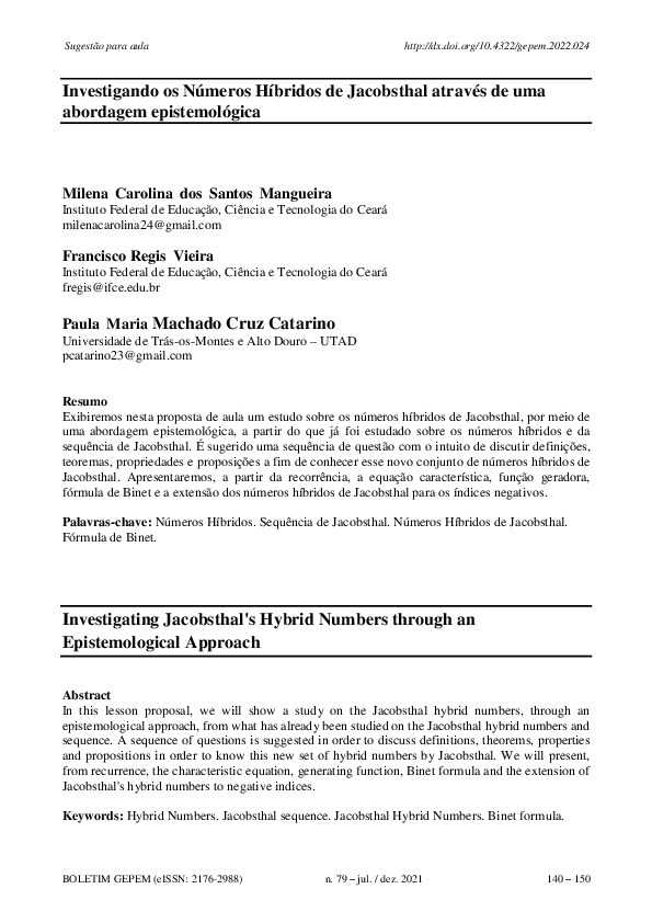 (PDF) Investigando os Números Híbridos de Jacobsthal através de uma ...