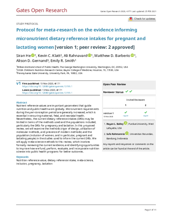 (PDF) Protocol for meta-research on the evidence informing ...