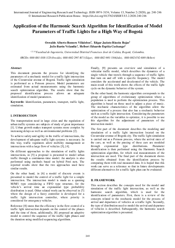(PDF) Application of the Harmonic Search Algorithm for Identification ...