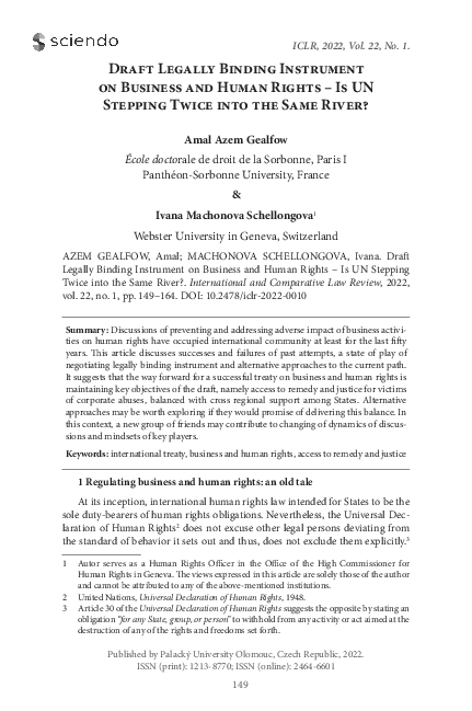 (PDF) Draft Legally Binding Instrument on Business and Human Rights ...