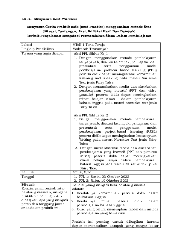 (PDF) BEST PRACTICE