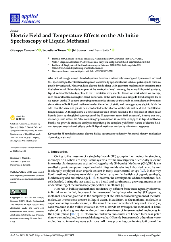 (PDF) Electric Field and Temperature Effects on the Ab Initio ...